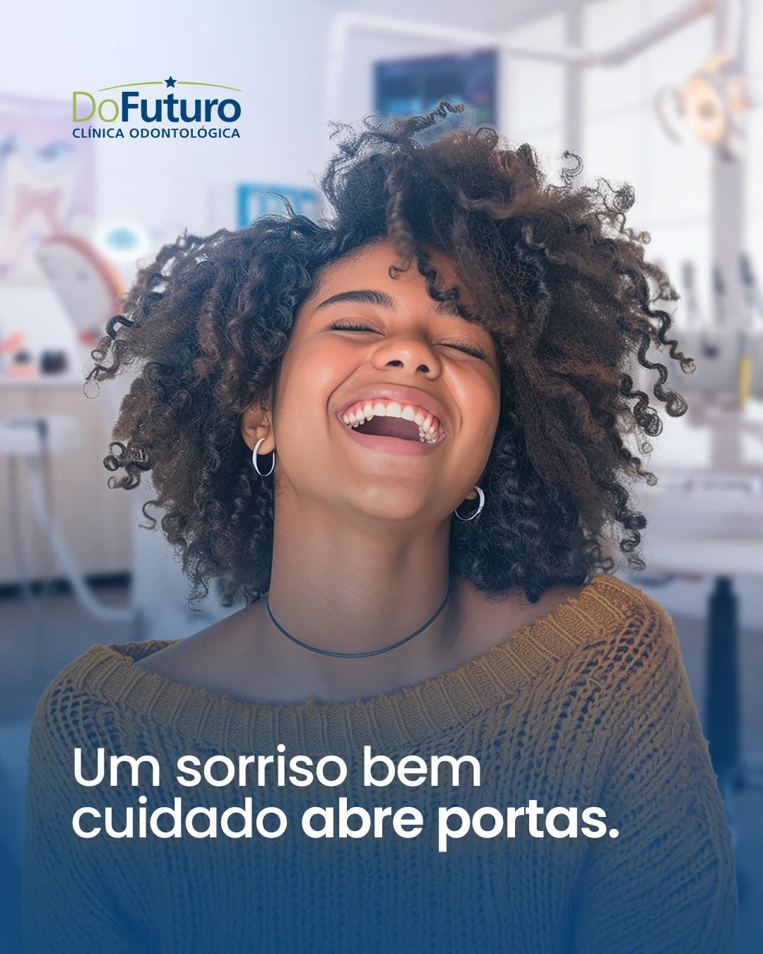 Cuidar do sorriso também pode transformar a forma como você se sente. | Clínica do Futuro